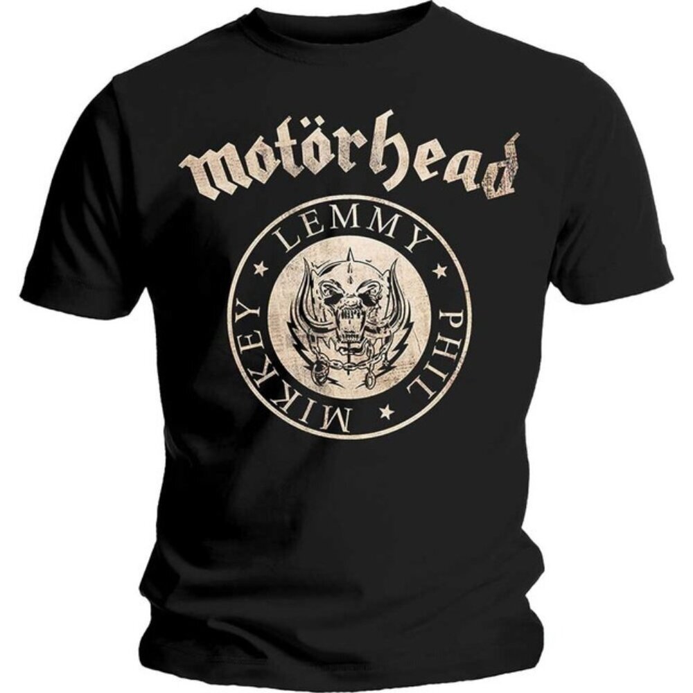 Motorhead Lemmy Kilmister Phil Mikkey Heavy Metal Rock Band Graphic Shirt 159